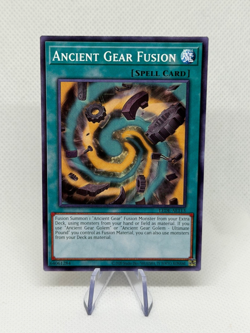 Ancient Gear Fusion LEDE-AE113 Playset x3 Common AE NM YuGiOh Card - Image 3