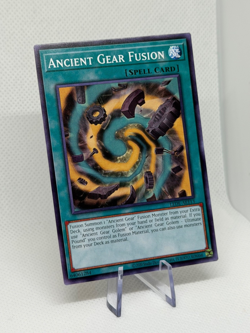 Ancient Gear Fusion LEDE-AE113 Playset x3 Common AE NM YuGiOh Card - Image 4