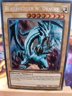 Blauaugiger W. Drache CT14-DE002 Secret Rare Deutsch NM YUGIOH - Image 1