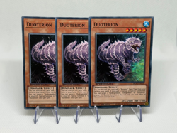 Duoterion SGX2-ENC10 Playset x3 1st Edition Near Mint YuGiOh - Image 1