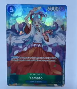 One Piece Yamato Carrying On His Will SR* Alternate Art English OP13-054 - Image 1