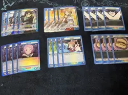 Union Arena Sword Art Online Blue Aincrad Deck Kirito Asuna holos - Image 1