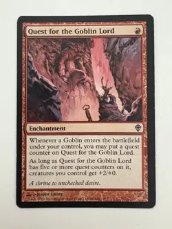 Quest for the Goblin Lord MTG Magic the Gathering Card LP Lightly Played WWK - Image 1