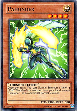 Pahunder REDU-EN095 Yu-Gi-Oh! Card Light Play Unlimited - Image 1