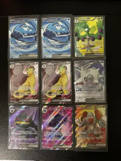 Pokemon Ultra Rare EX Card Lot of 9 - Destined Rivals, Phantasmal Flames, SVI - Image 1