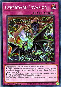 Cyberdark Invasion SDCS-EN034 Yu-Gi-Oh! Card NM 1st Edition - Image 1