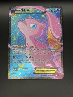 Mew EX RC24/RC25 Full Art Radiant Collection Legendary Treasures Pokemon Card - Image 1