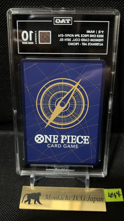 TAG GEM MINT10 Nami (Parallel) OP01-016 R 25th Edition ONE PIECE Card 2022 - Image 2