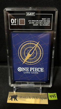 TAG GEM MINT10 Nami (Parallel) OP01-016 R 25th Edition ONE PIECE Card 2022② - Image 2