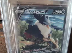 Pokemon Cards alt art Holo honchkrow 162/172 gx ex graded sr card vstar vmax b44 - Image 3