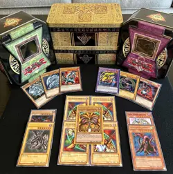 Yu-Gi-Oh! 50 YUGIOH CARDS W DARK MAGICIAN * BLUE-EYES WHITE DRAGON * RE + Bonus! - Image 1