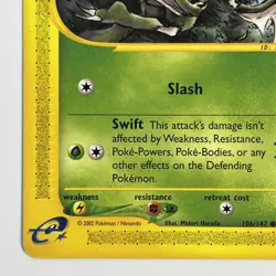 Pokemon Card - Scyther Aquapolis 106/147 Non Holo - Image 4