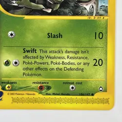 Pokemon Card - Scyther Aquapolis 106/147 Non Holo - Image 5