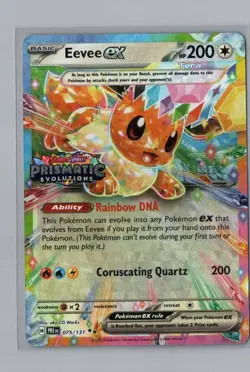 Eevee ex - (Prismatic Evolutions Stamp) Promo Miscellaneous Cards & Products 07 - Image 1