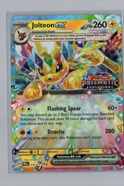 Jolteon ex - (Prismatic Evolutions Stamp) Promo Miscellaneous Cards & Products - Image 1