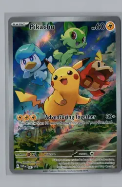 Pikachu - Promo SV: Scarlet & Violet Promo Cards 027 NM - Image 1