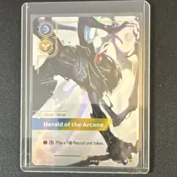 RIFTBOUND Herald of the Arcane Viktor League of Legends Holo Card Rudy Siswanto - Image 1