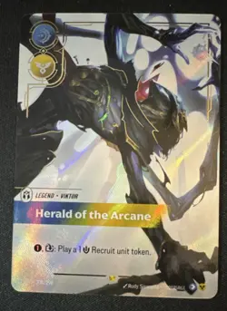 RIFTBOUND Herald of the Arcane Viktor League of Legends Holo Card Rudy Siswanto - Image 3