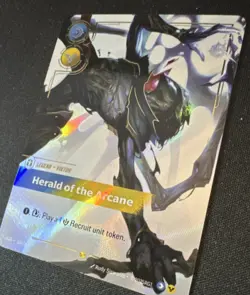 RIFTBOUND Herald of the Arcane Viktor League of Legends Holo Card Rudy Siswanto - Image 4