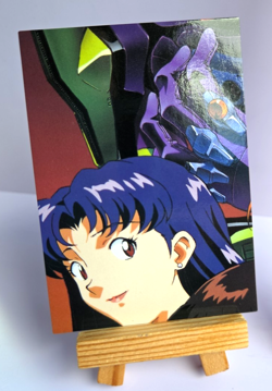 Misato Katsuragi - PP13 - vtg 1996 Neon Genesis Evangelion CARDDASS MASTERS CARD - Image 1