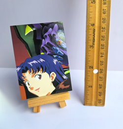 Misato Katsuragi - PP13 - vtg 1996 Neon Genesis Evangelion CARDDASS MASTERS CARD - Image 2