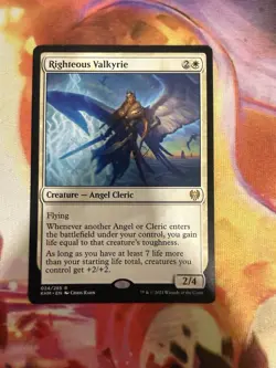 Righteous Valkyrie #024/285 Kaldheim (Non-foil) regular LP - Image 1