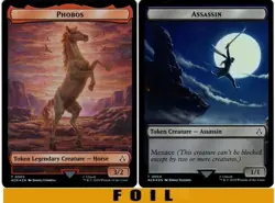 PHOBOS \ ASSASSIN Token (#05/04) - FOIL - Assassin's Creed - NM MTG - Image 1