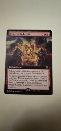 MTG / Court of Embereth / WOC / #0032 / Regular (Extended Art) / Rare / NM - Image 1