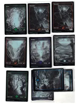 10-FOIL full art Basic Land Midnight Hunt Magic theGathering Out-of-Pack Quality - Image 1