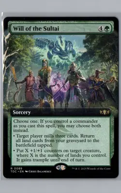 Will of the Sultai (Extended Art) R Commander: Tarkir: Dragonstorm 89 NM - Image 1