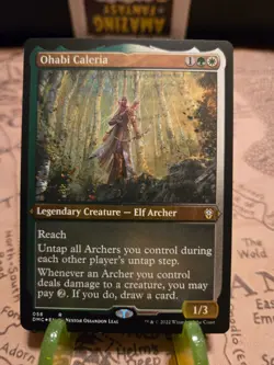 MTG Ohabi Caleria Commander: Dominaria United Foil Etched Rare NM - Image 1