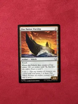 Fire Nation Warship - Avatar The Last Airbender TLA MTG Magic The Gathering #256 - Image 1