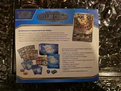 No Reserve Pokemon TCG Scarlet Violet Stellar Crown ETB & PHANTASMAL FLAMES BOX - Image 5