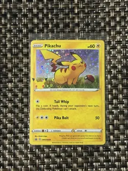 Pokemon Pikachu Cereal Holo SWSH039 Black Star Promo General Mills New Card TCG - Image 1