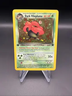 Dark Vileplume - 1st Edition Holo - 13/82 Team Rocket - Pokemon TCG - 2000 - Image 1