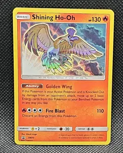 Pokemon TCG - Shining Ho-Oh SM70- Black Star Promo -Holo-Shining Legends - Image 1