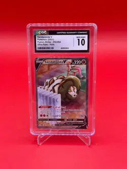 Pokemon TCG Sandaconda V Alt Art 252/264 Fusion Strike CGC 10 Gem Mint 2021 - Image 1
