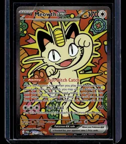 Pokemon TCG Perfect Order Meowth EX 121/088 Double Rare - 32726* - Image 1