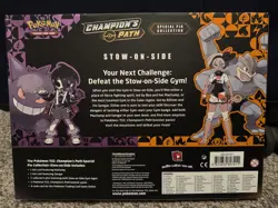 Champion's Path Pin Collection Pokemon TCG: Stow-On-Side Gengar Promo SWSH052 - Image 5