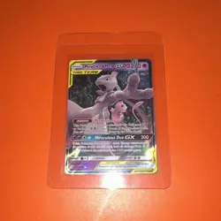 Pokemon Mewtwo & Mew GX Tag Team Ultra Rare 71/236 SM Unified Minds NM - Image 2