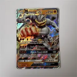 Pokemon Machamp GX Burning Shadows 64/147 Ultra Rare Holo Card English - Image 1