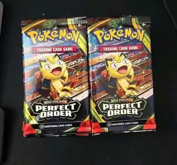 Pokemon TCG Perfect Order Booster Packs LOT OF 36 in hand - Image 1
