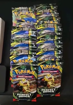 Pokemon TCG Perfect Order Booster Packs LOT OF 36 in hand - Image 2