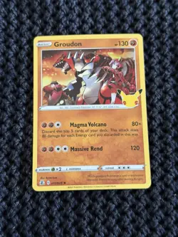 Pokemon TCG - Celebrations - Groudon - Holo Rare - 17/25 NM FREE SHIPPING - Image 1