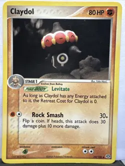 Pokemon Claydol 24/106 Emerald Uncommon LP - Image 1