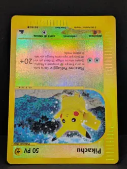 Pikachu 84/144 Skyridge Reverse Holo Rare Pokemon TCG Nintendo ITALIAN MP+ - Image 4