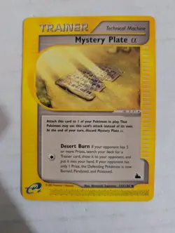 Pokemon Skyridge 2003 Mystery Plate Alpha 133/144 NM – Vintage eReader Era - Image 1