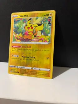 Pikachu 052/196 Swsh11: Lost Origin Reverse Holo Near MINT Condition - Image 2