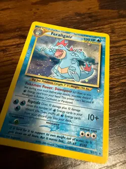 Pokemon TGC Feraligatr 1st Edition Holographic Neo Genesis 200 set, Near Mint - Image 1