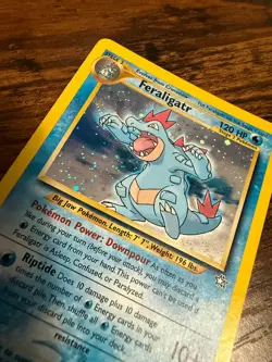 Pokemon TGC Feraligatr 1st Edition Holographic Neo Genesis 200 set, Near Mint - Image 3